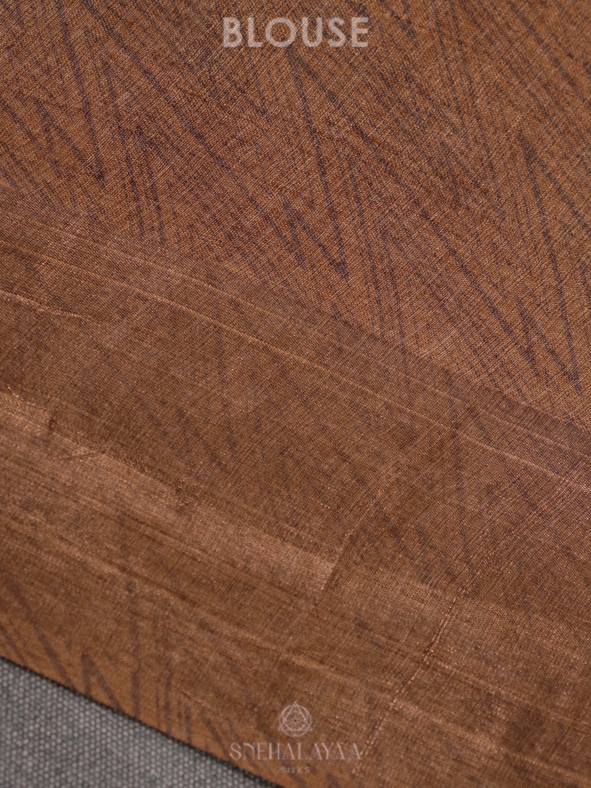 Brown Tussar Saree