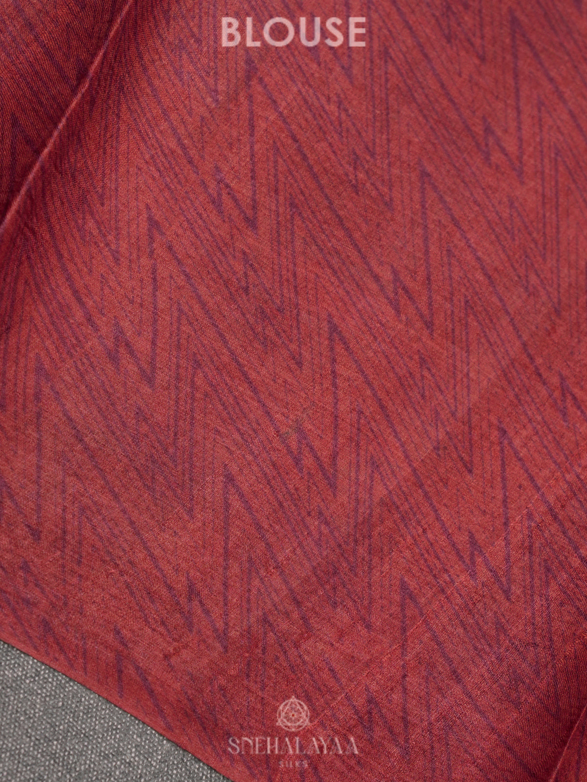 Magenta Tussar Saree