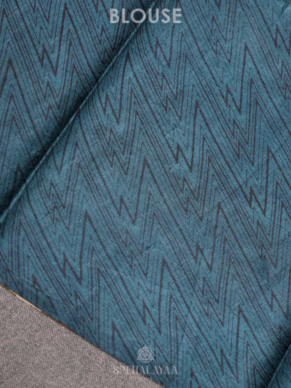 Brown Tussar Saree