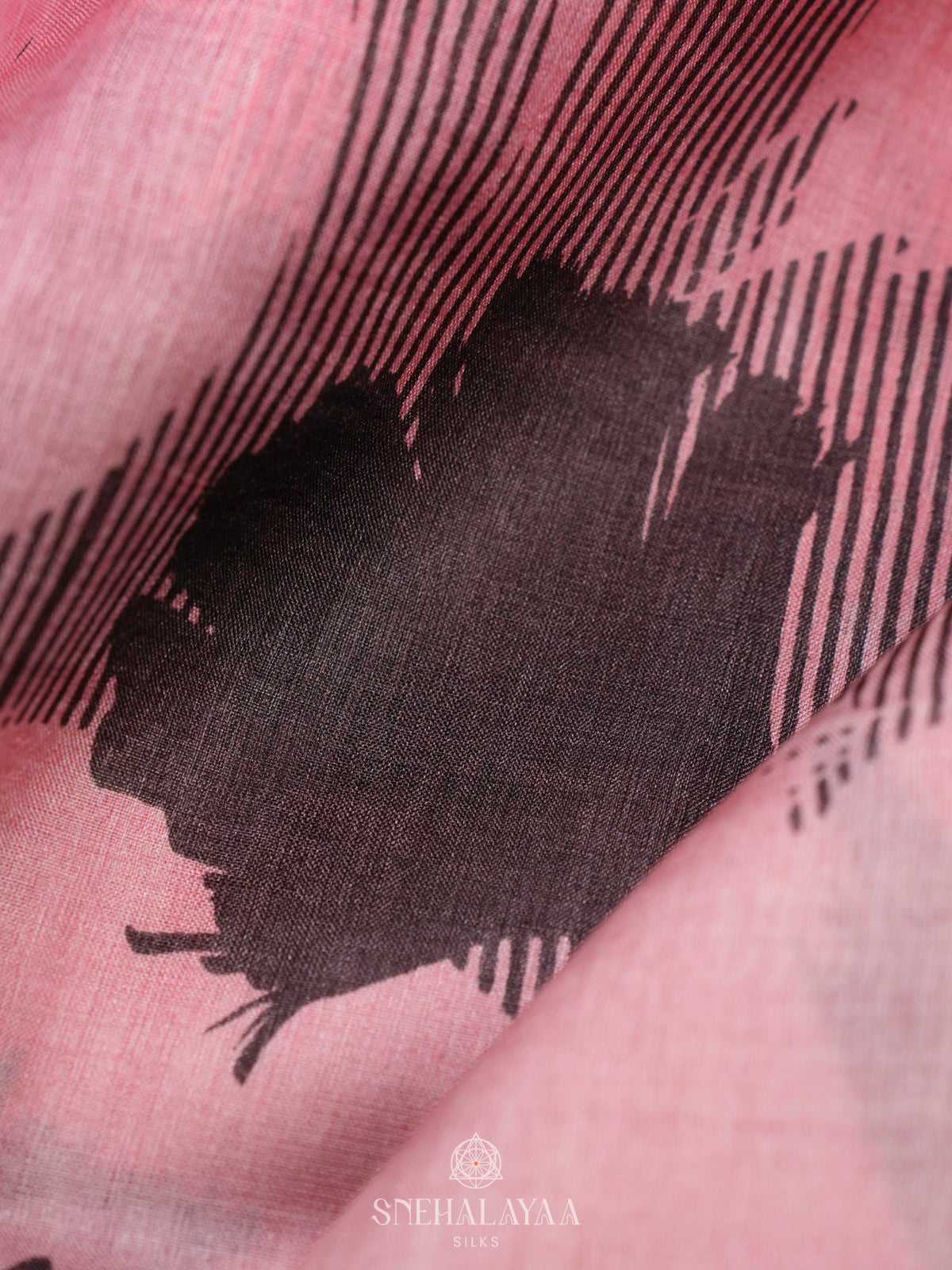 Pink Tussar Saree