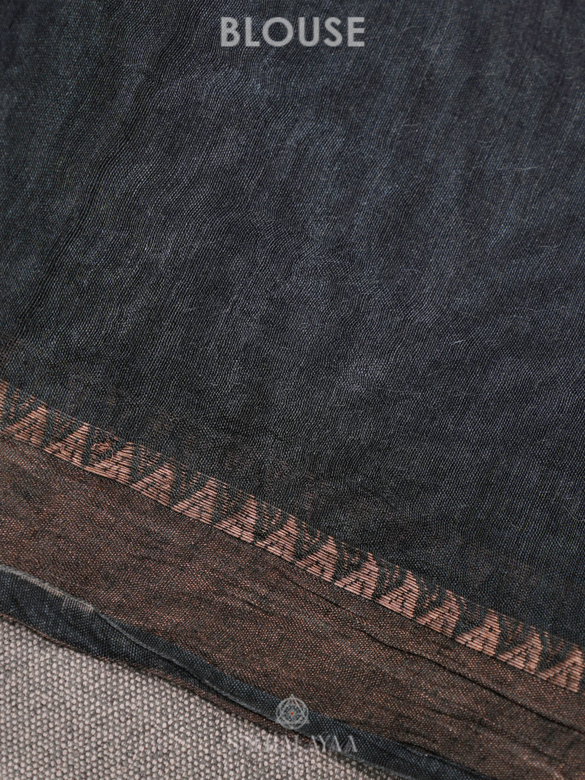 Maroon Tussar Saree