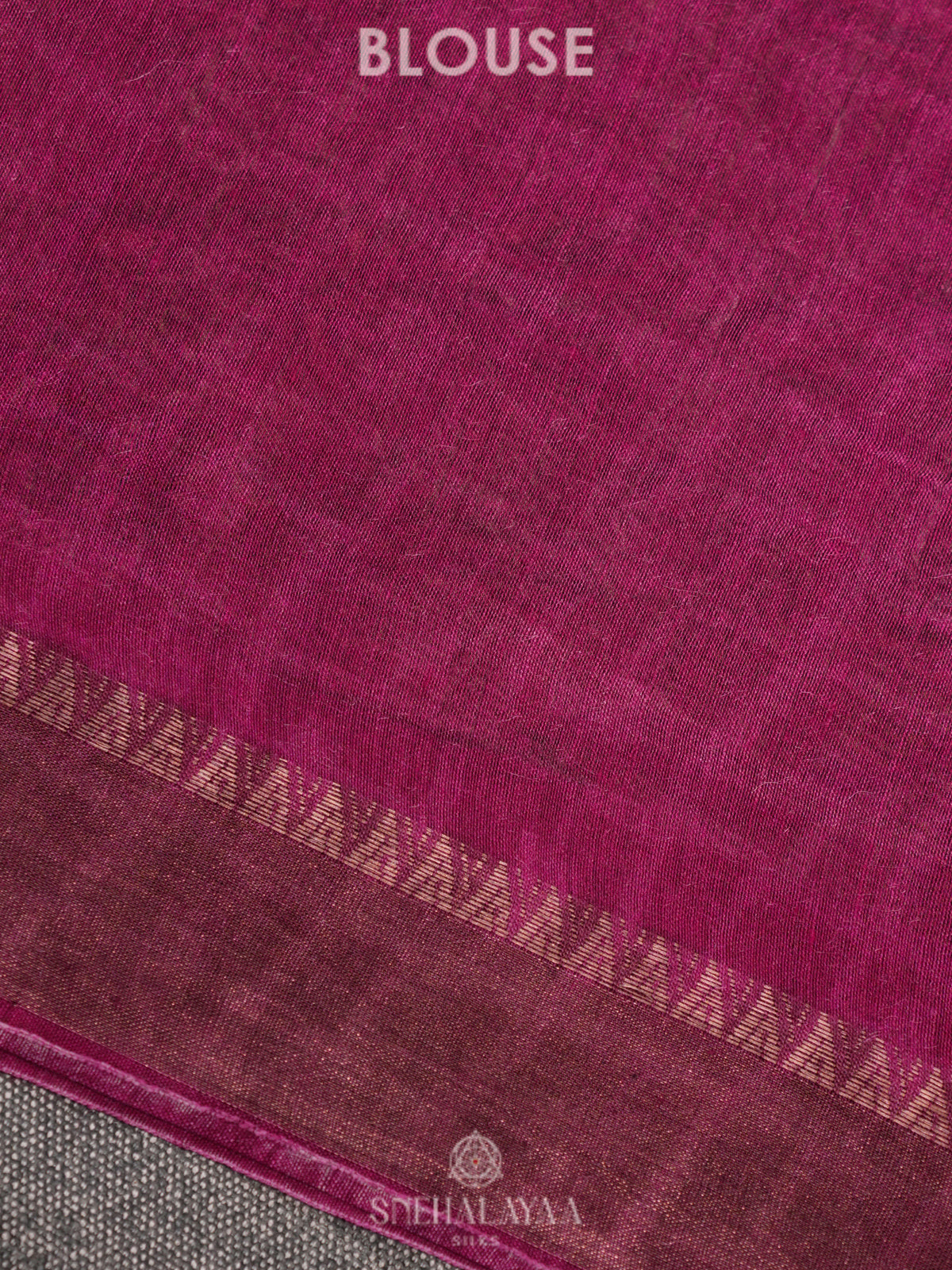 Peach Tussar Saree