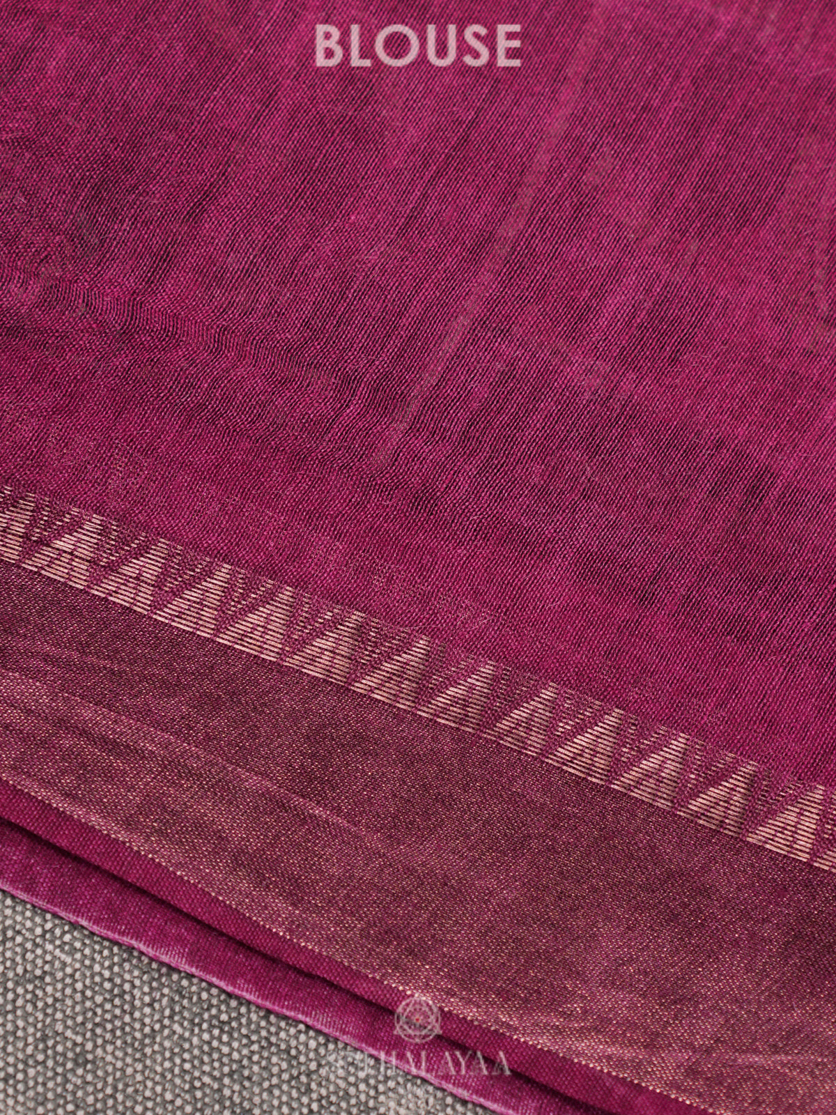 Maroon Tussar Saree