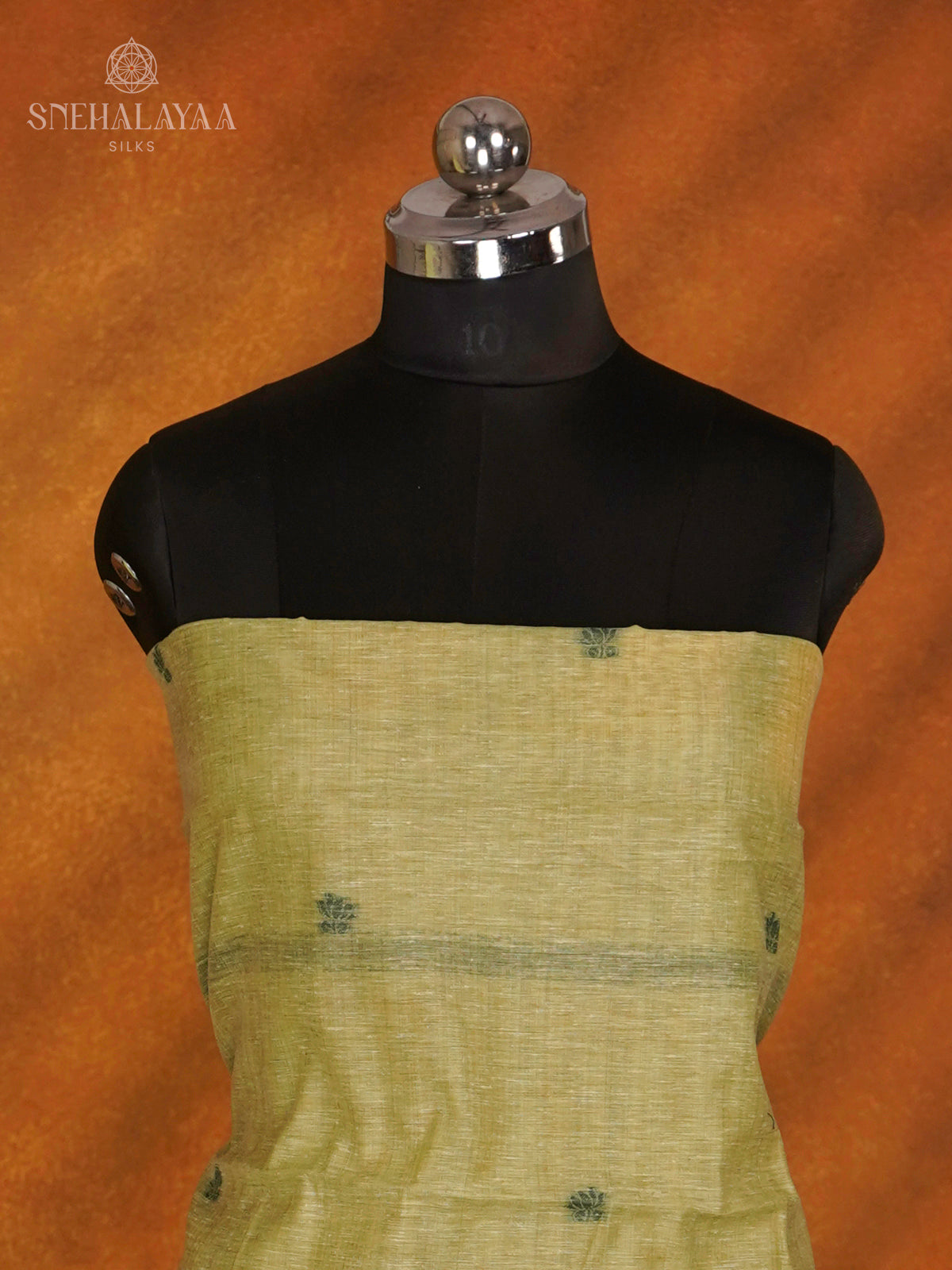Lime Green Munga Cotton 3-Piece Salwar Suit Material
