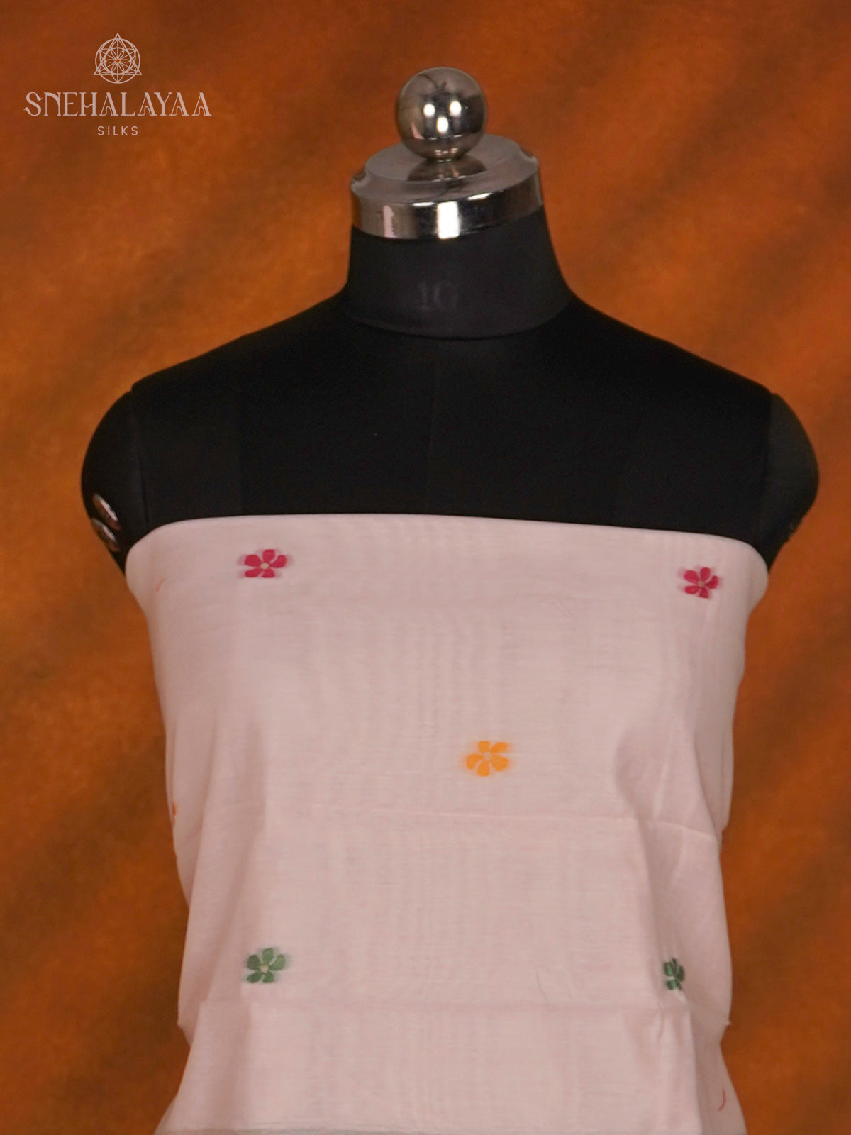Pale Pink Munga Cotton 3-Piece Salwar Suit Material