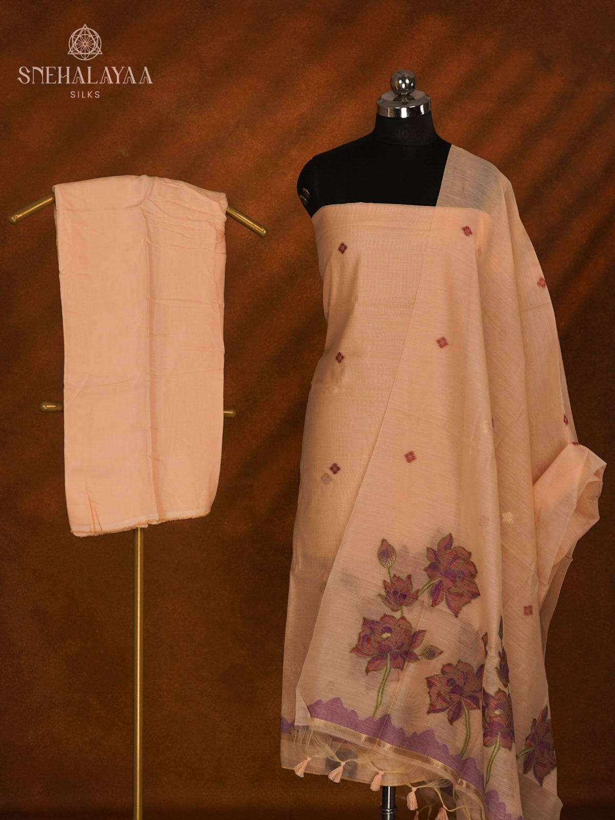 Sandal Munga Cotton 3-Piece Salwar Suit Material