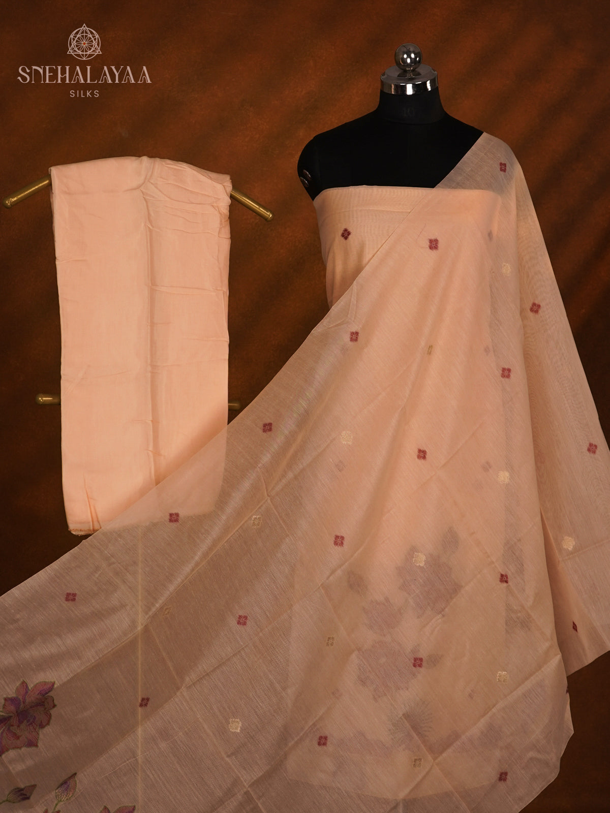 Sandal Munga Cotton 3-Piece Salwar Suit Material