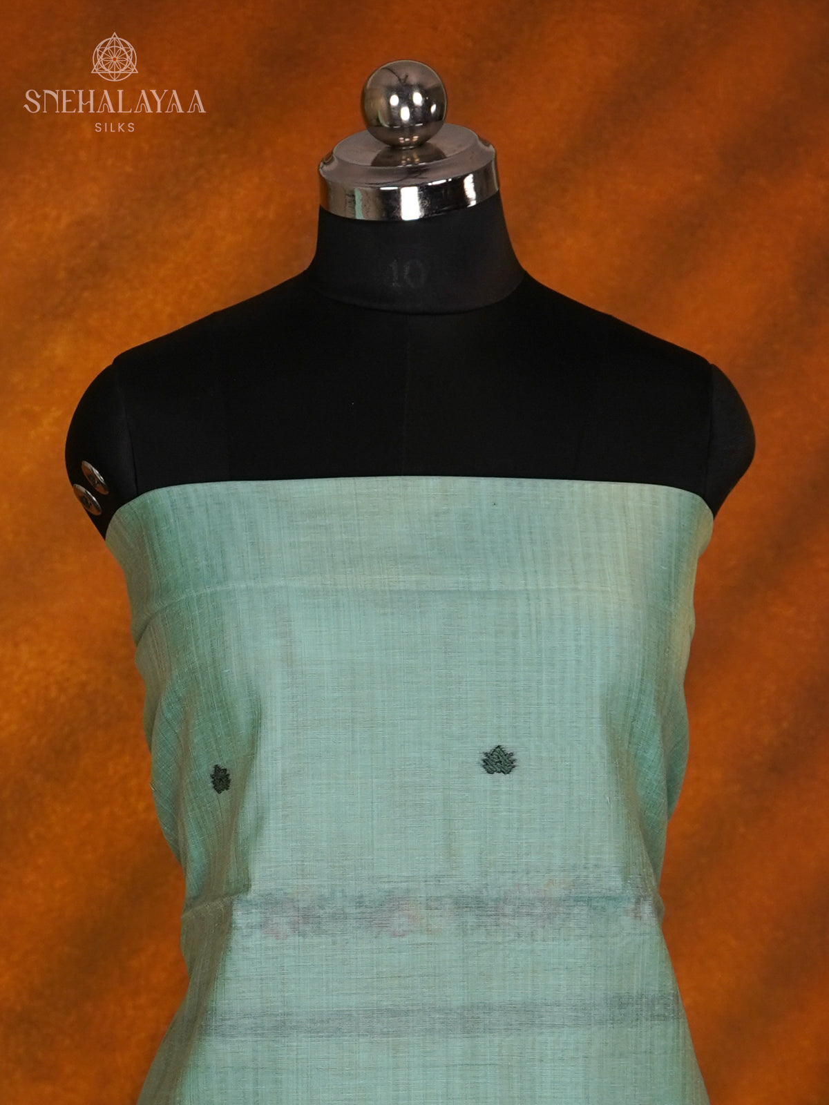Teal Green Munga Cotton 3-Piece Salwar Suit Material