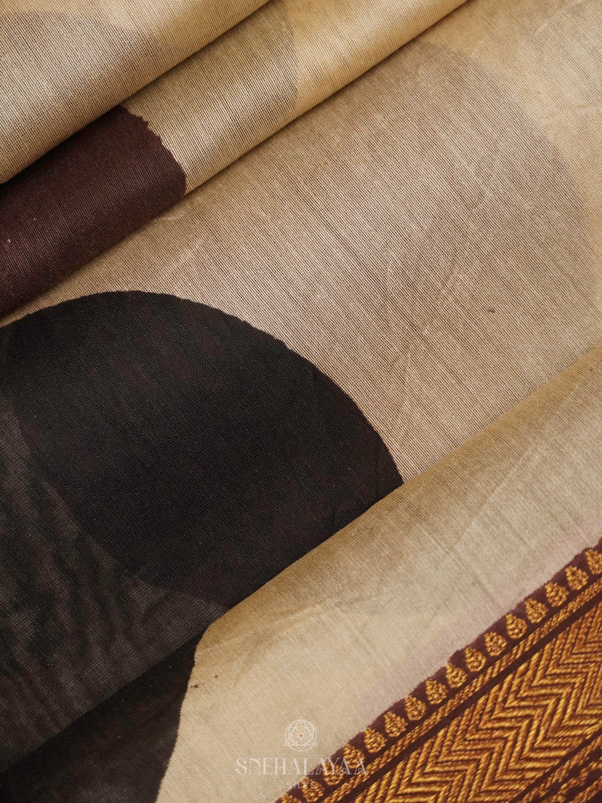 Off White Chanderi Saree