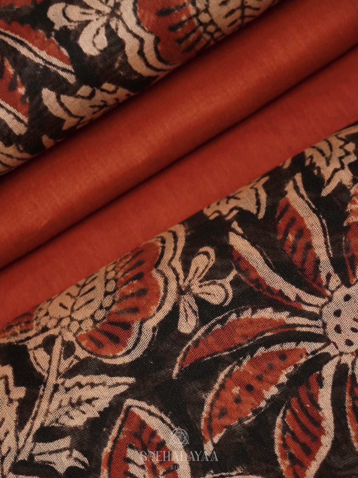 Maroon Chanderi Saree