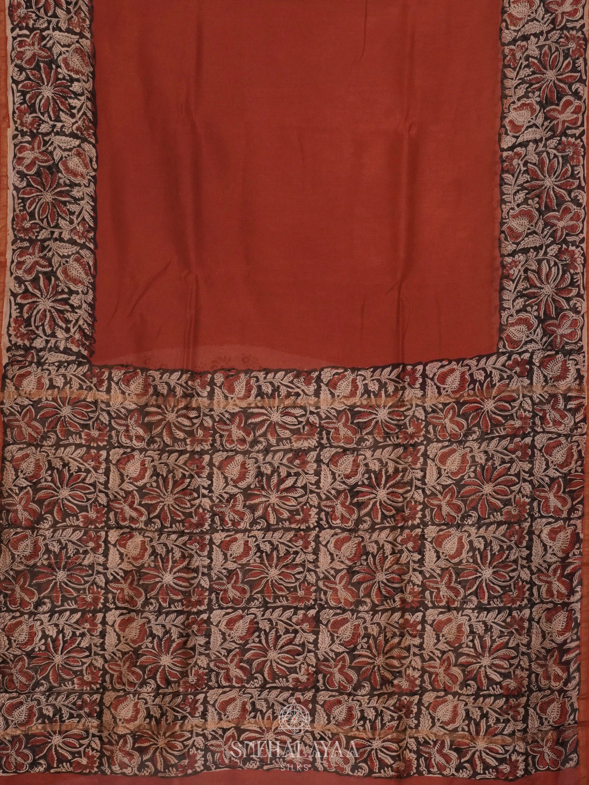Maroon Chanderi Saree