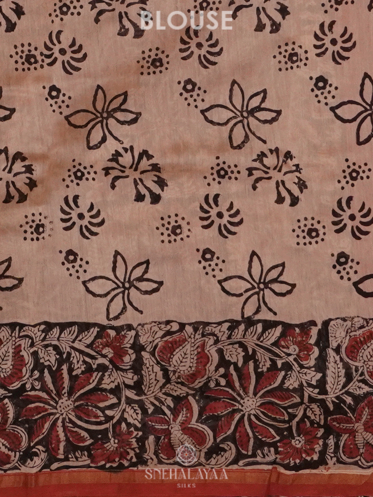 Maroon Chanderi Saree