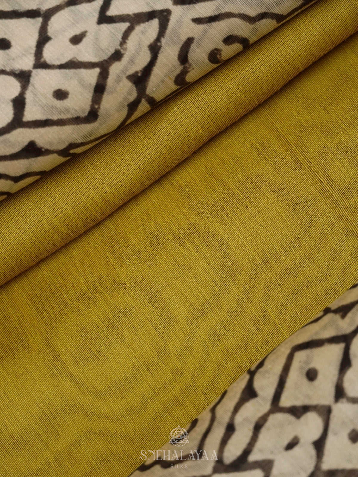 Yellow Chanderi Saree