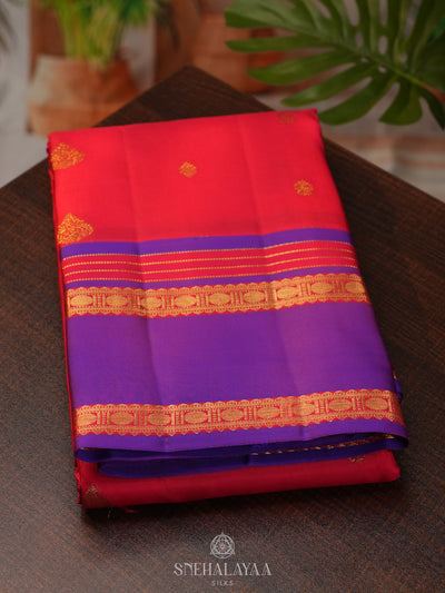 Red Kanjivaram Silk Saree
