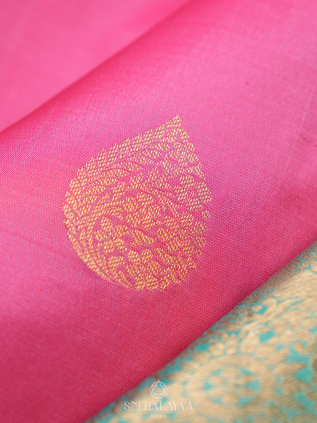 Pink Kanjivaram Silk Saree