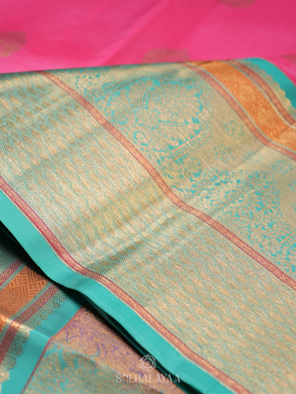 Pink Kanjivaram Silk Saree