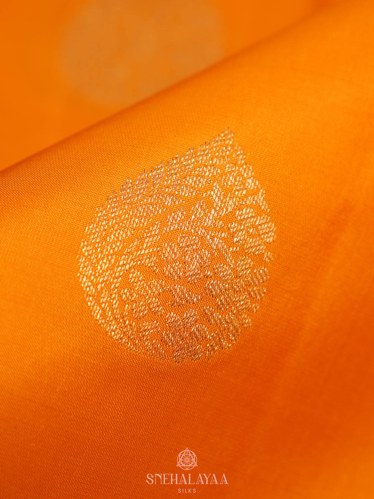 Mango Yellow Kanjivaram Silk Saree