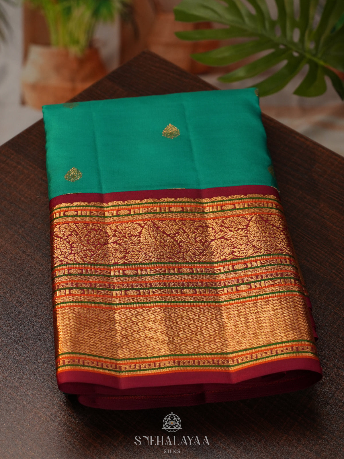 Green Kanjivaram Silk Saree