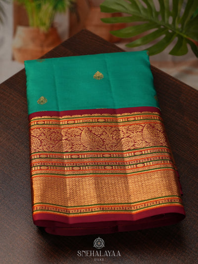 Green Kanjivaram Silk Saree