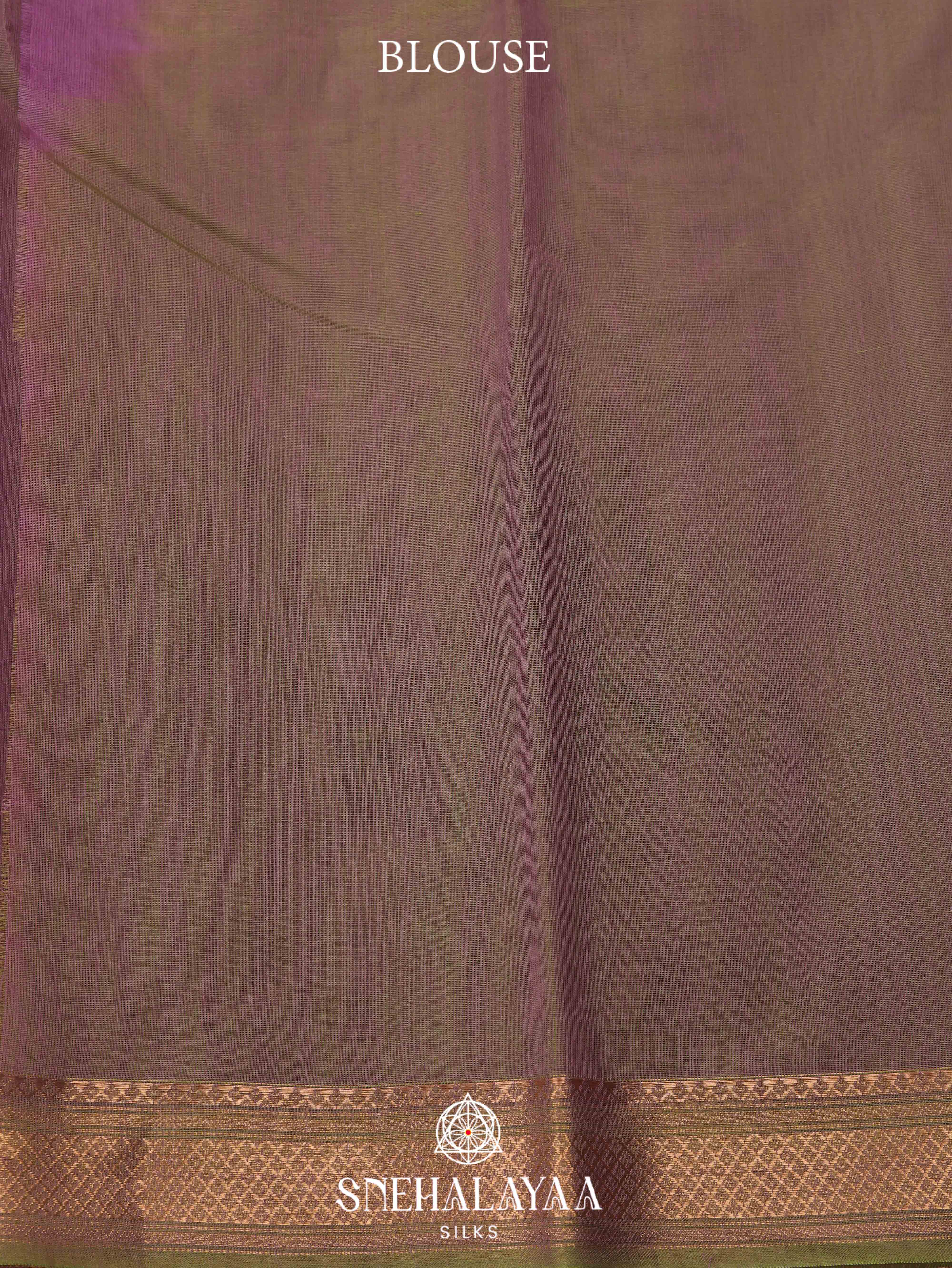 Plum Silk Cotton Saree