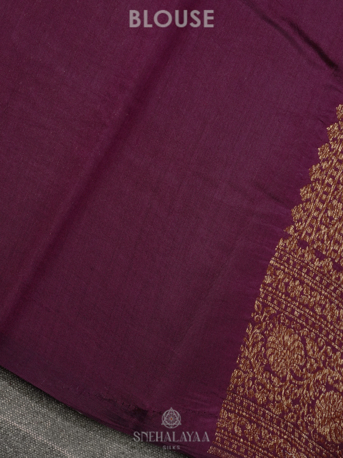 Magenta Chiniya Silk Saree