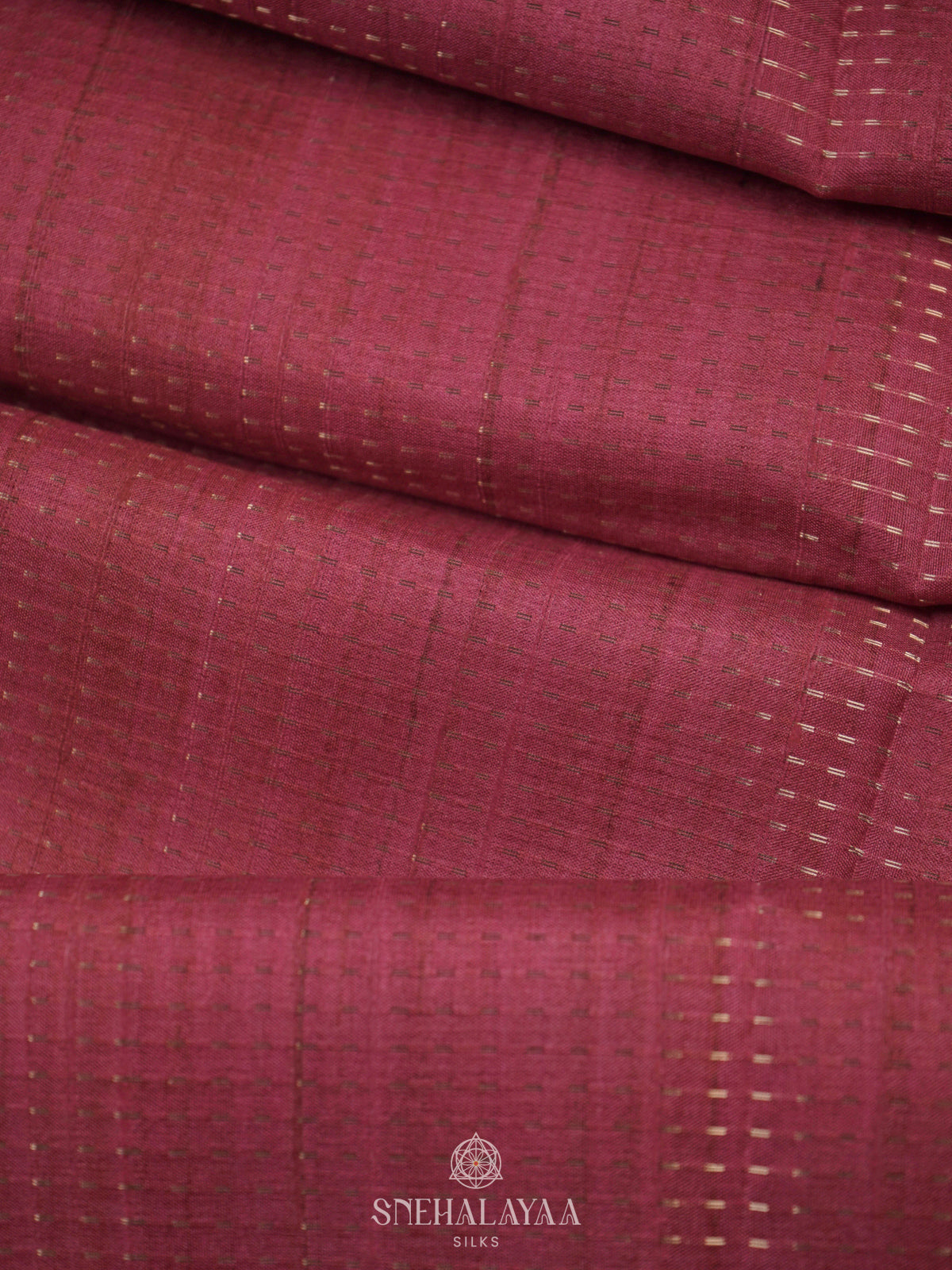 Pink Tussar Saree