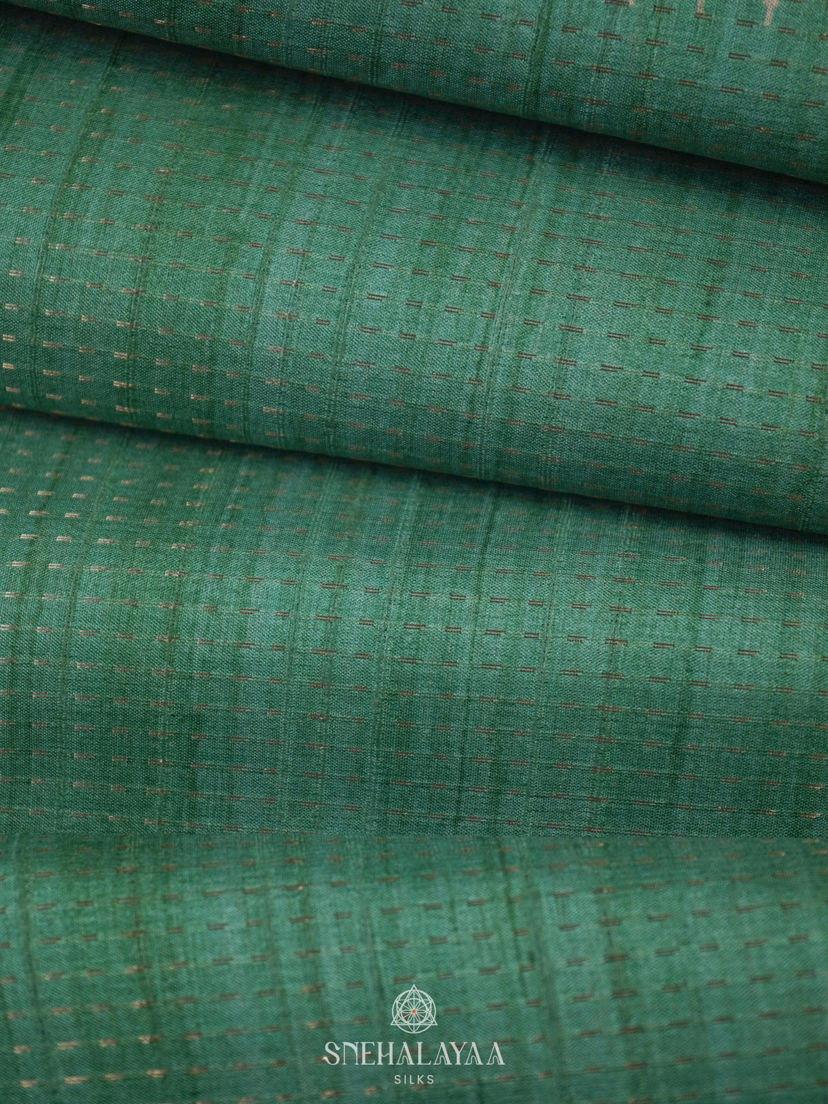 Mint Green Tussar Saree