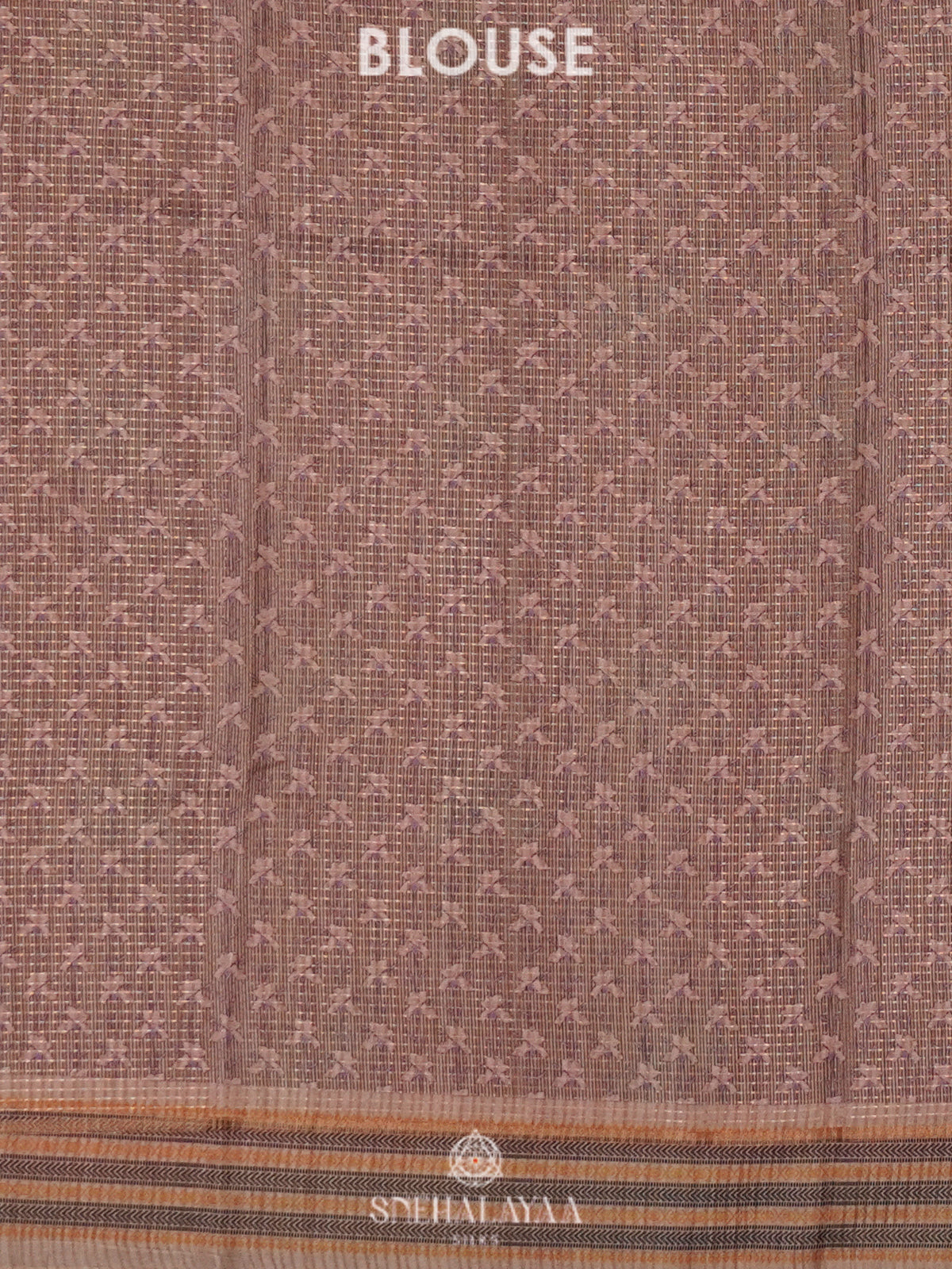 Pink Tussar Saree