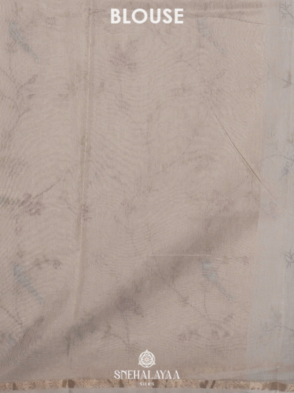 Cream Linen Saree