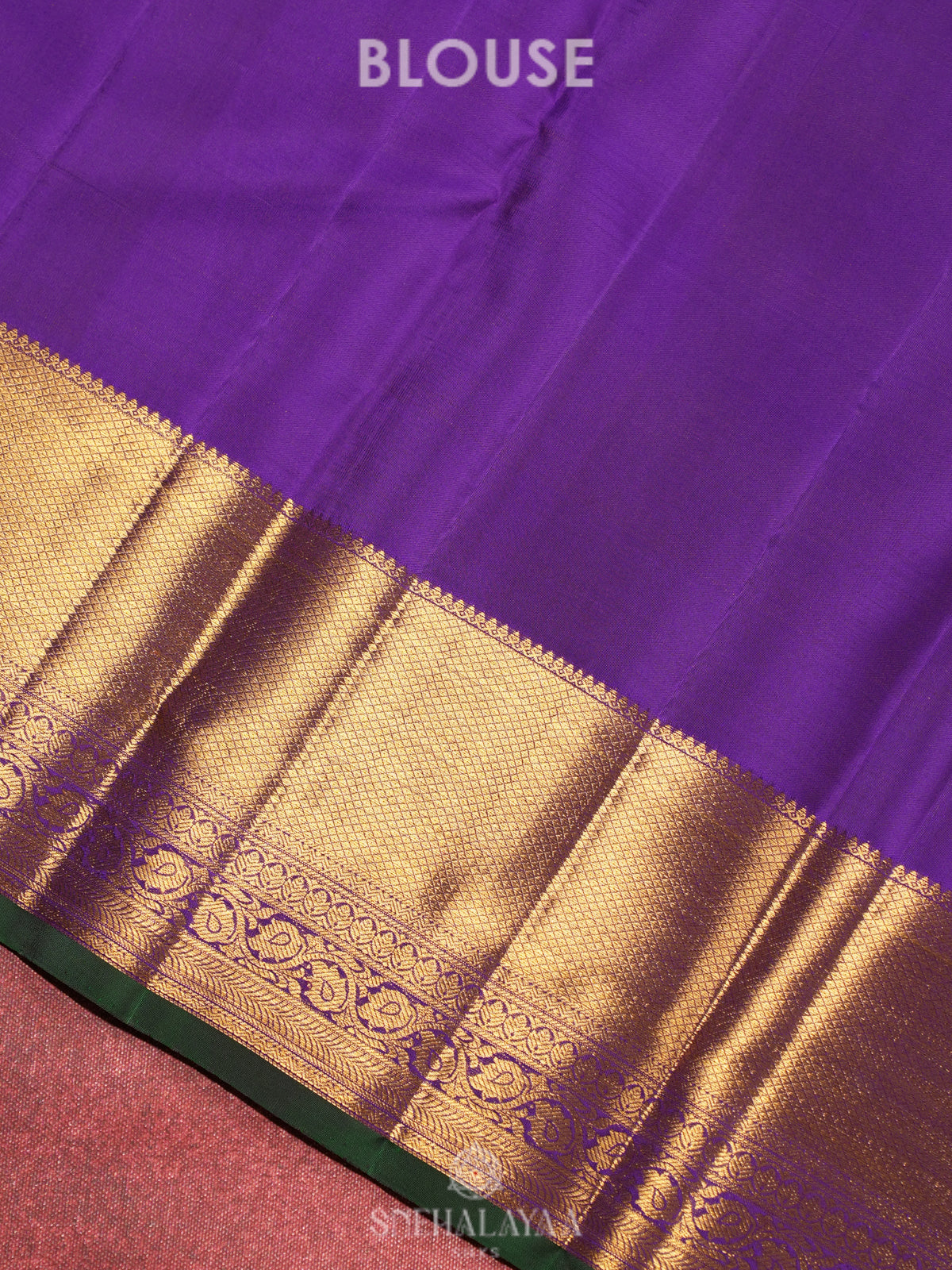 Purple Kanjivaram Silk Saree