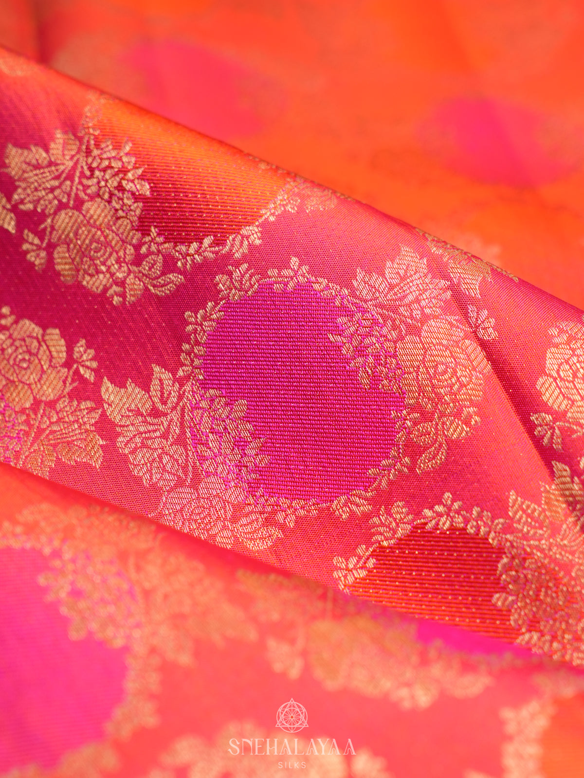 Pink Kanjivaram Silk Saree