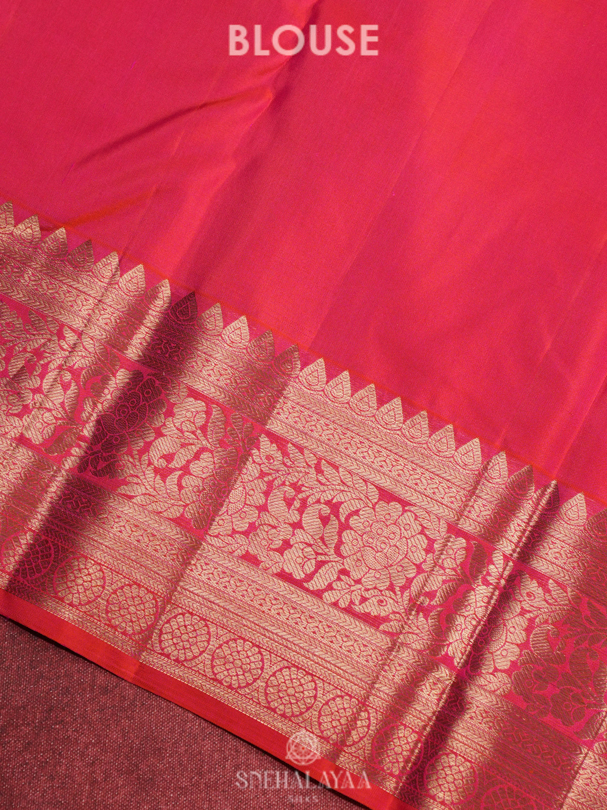 Pink Kanjivaram Silk Saree