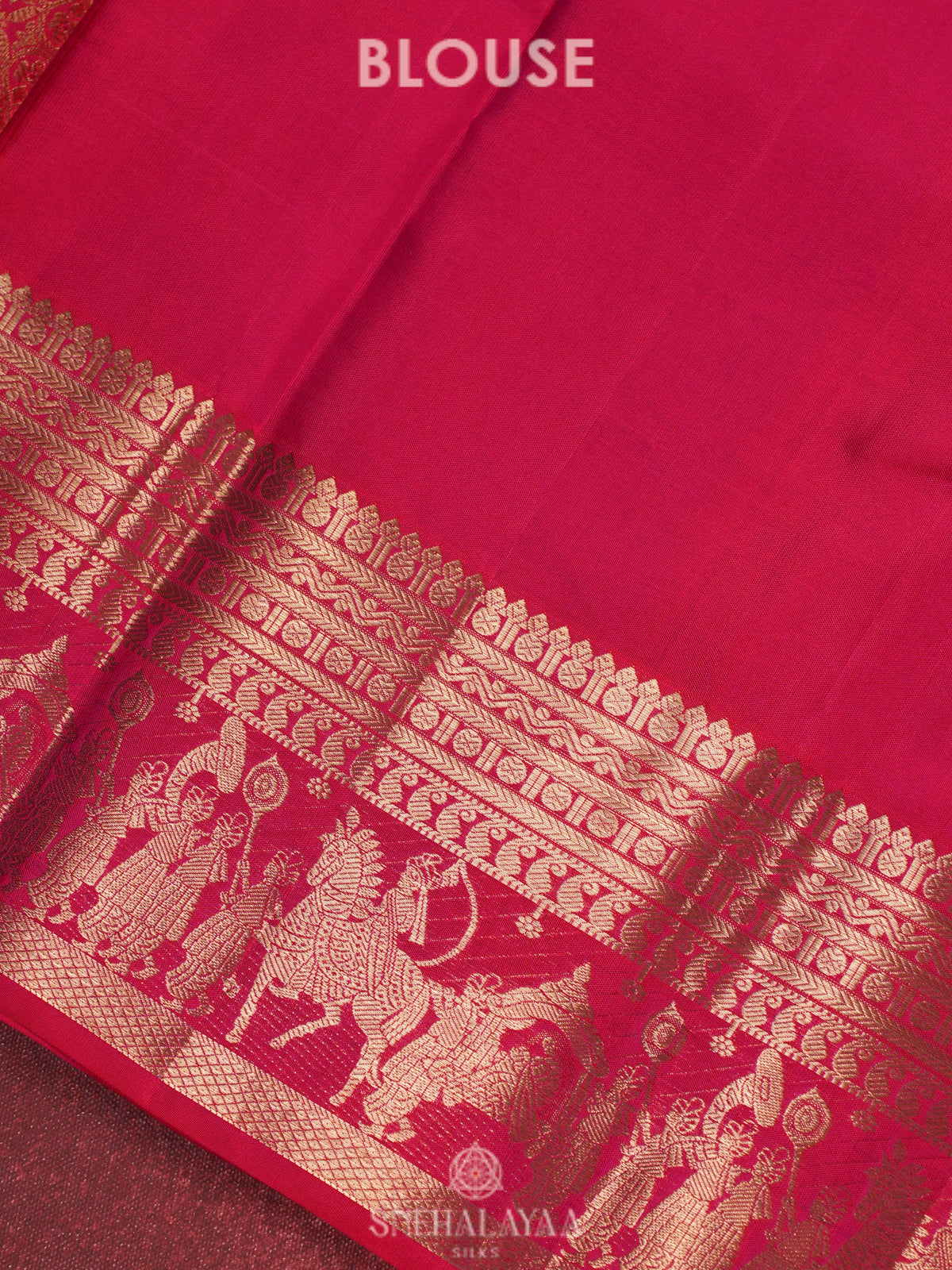 Pink Kanjivaram Silk Saree
