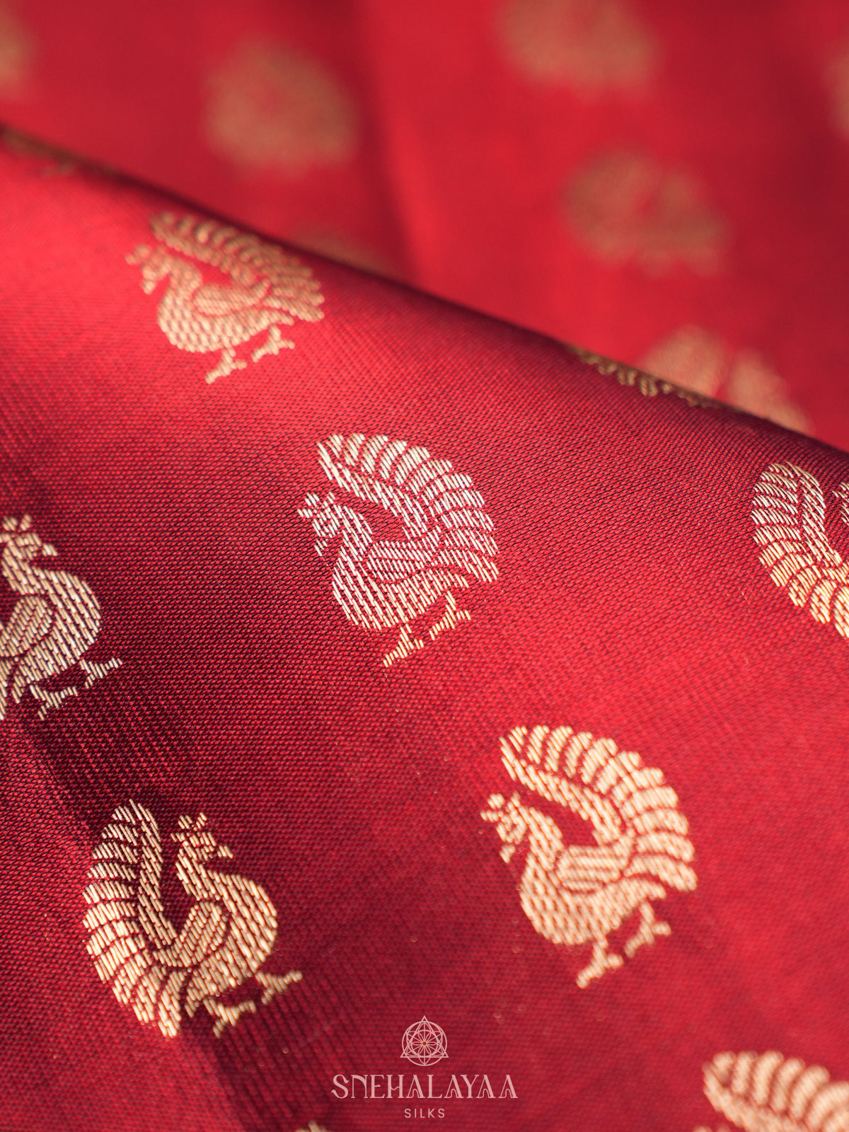 Red Kanjivaram Silk Saree
