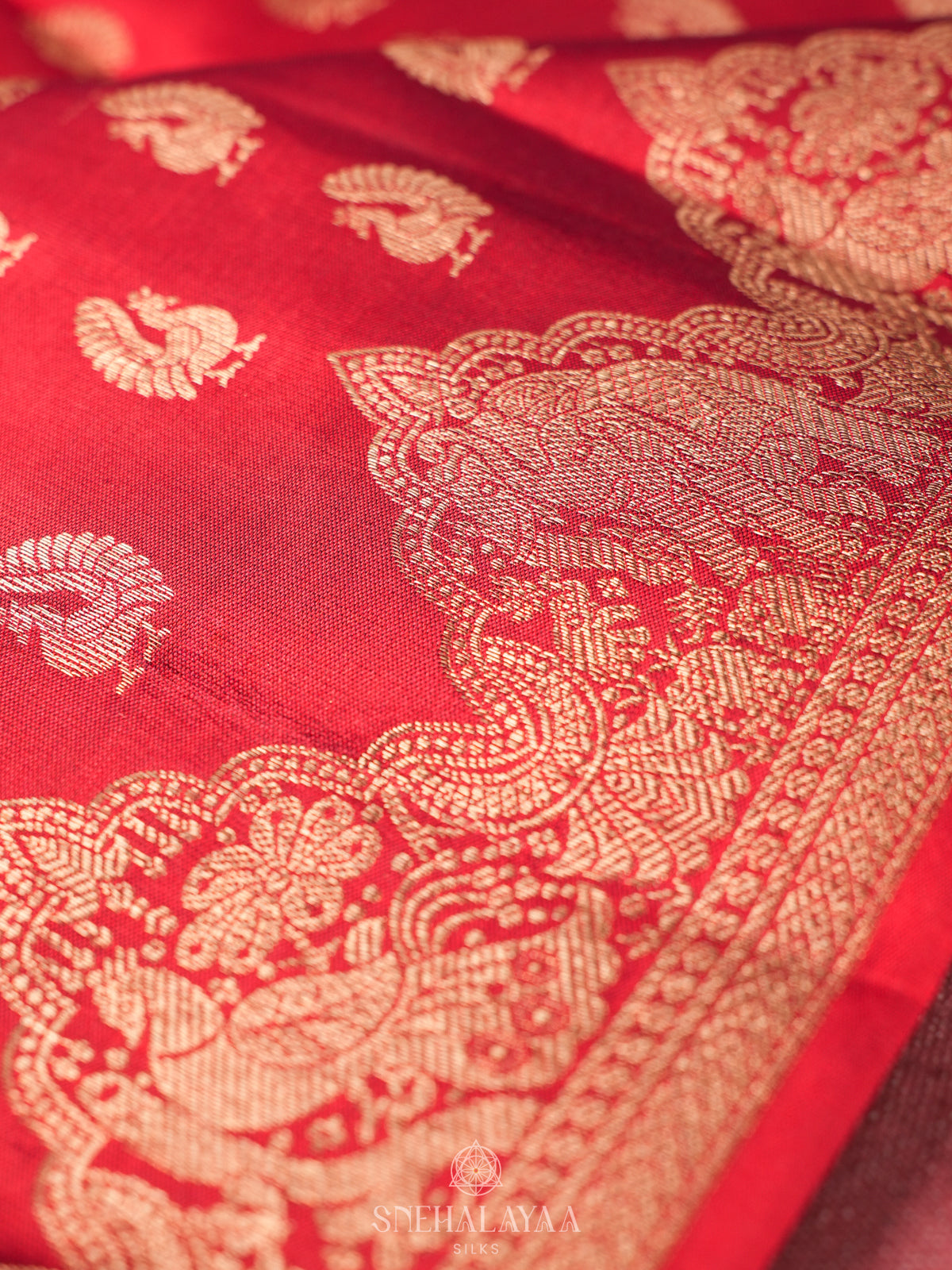 Red Kanjivaram Silk Saree