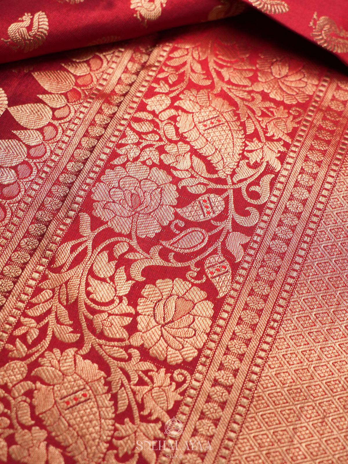 Red Kanjivaram Silk Saree