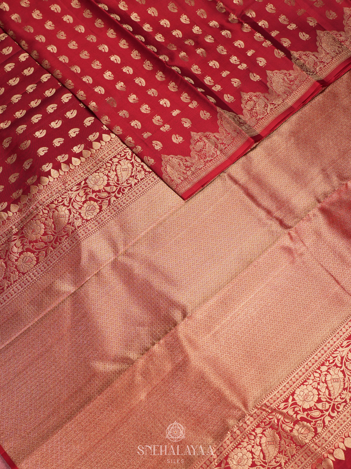 Red Kanjivaram Silk Saree
