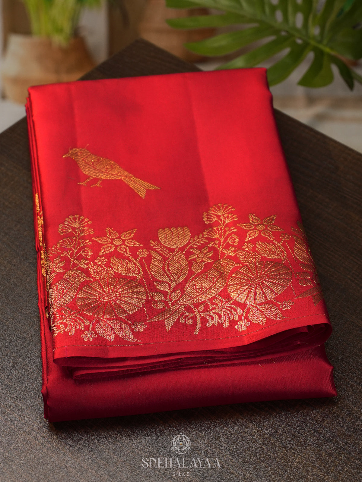 Red Kanjivaram Silk Saree