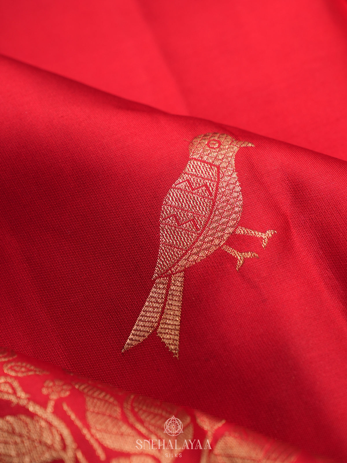 Red Kanjivaram Silk Saree
