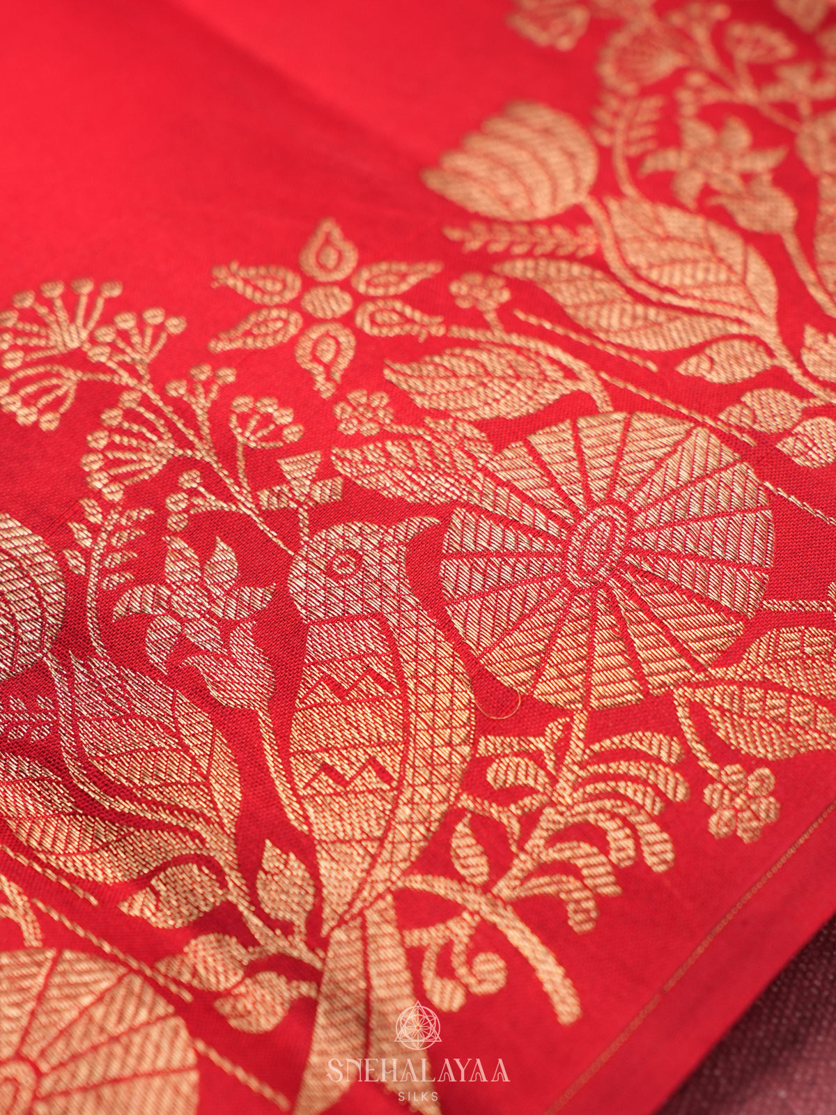 Red Kanjivaram Silk Saree