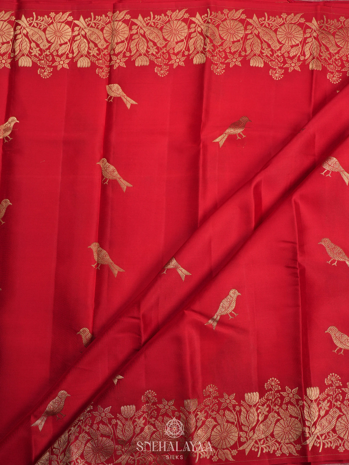 Red Kanjivaram Silk Saree