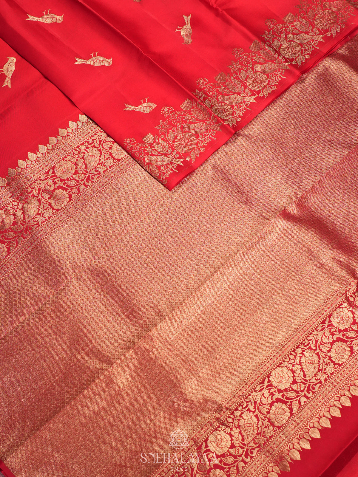 Red Kanjivaram Silk Saree