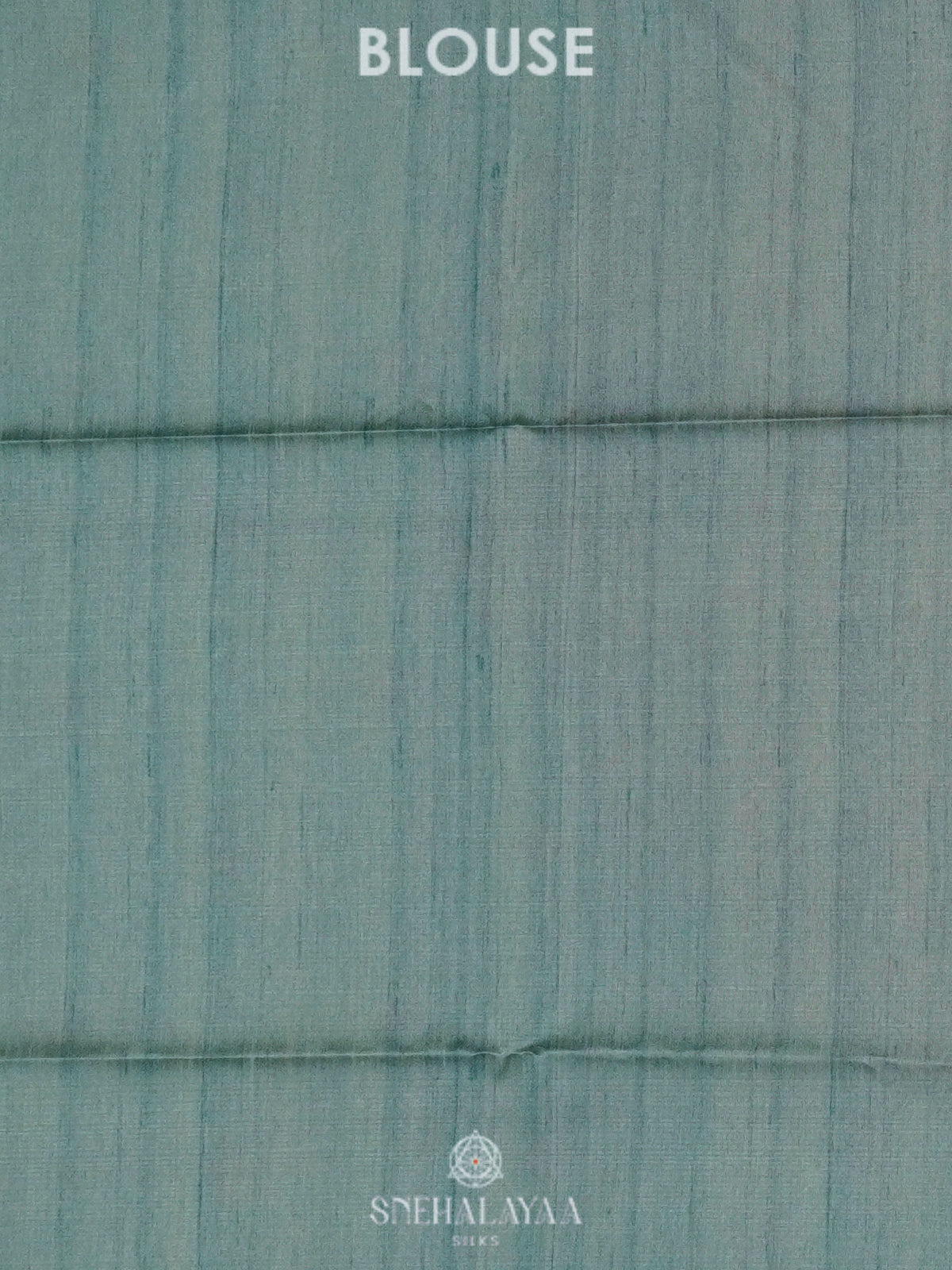 Teal Green Printed Madhubani Saree