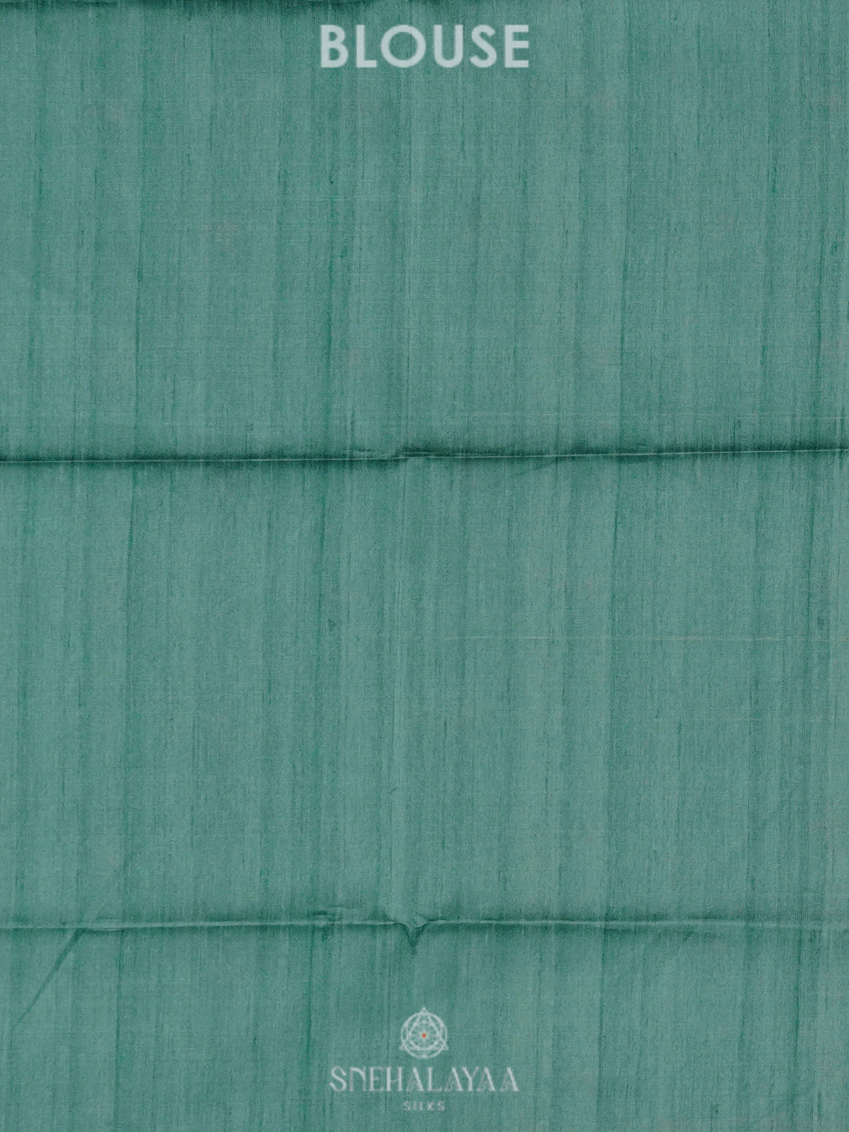Teal Green Printed Madhubani Saree