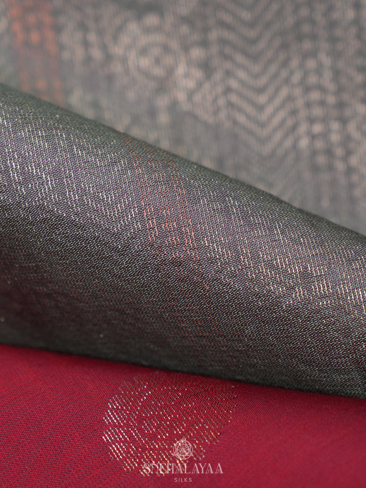 Grey Soft Silk Saree