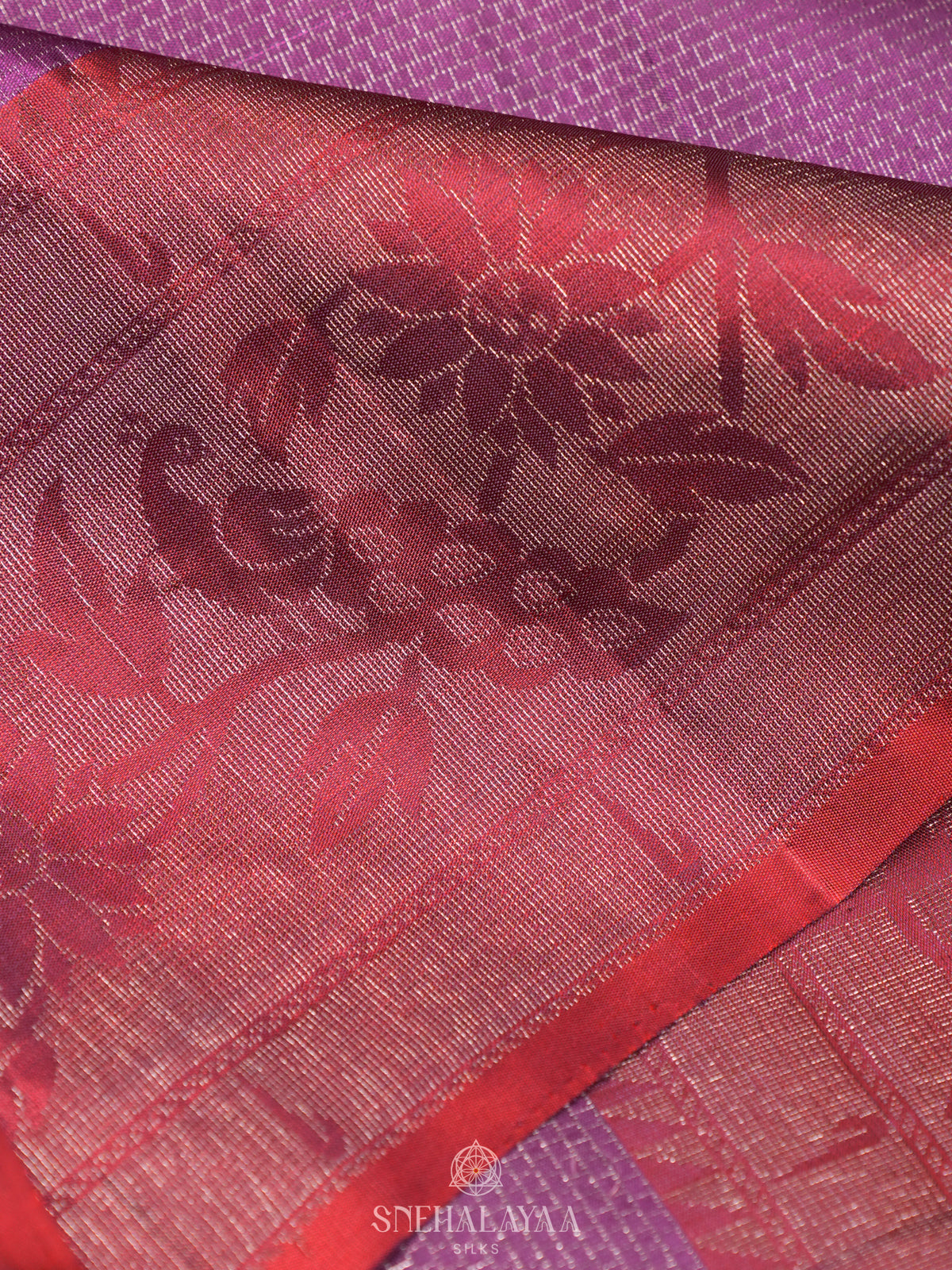 Purple Soft Silk Saree