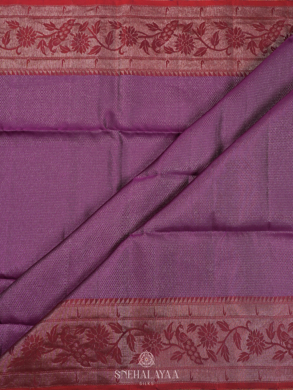 Purple Soft Silk Saree