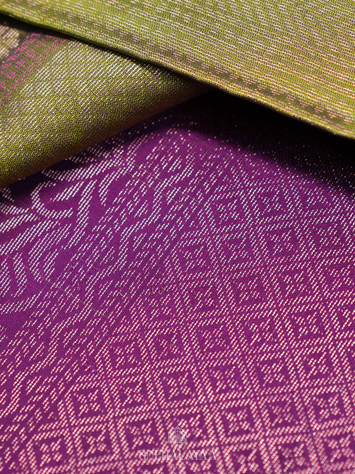 Lime Green Soft Silk Saree