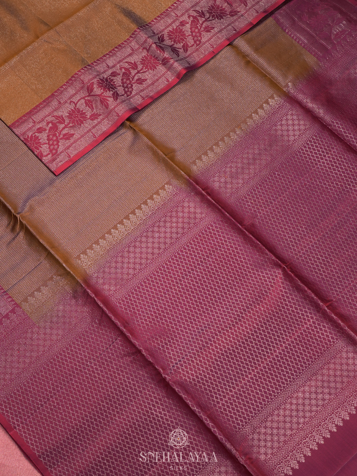 Gold Soft Silk Saree