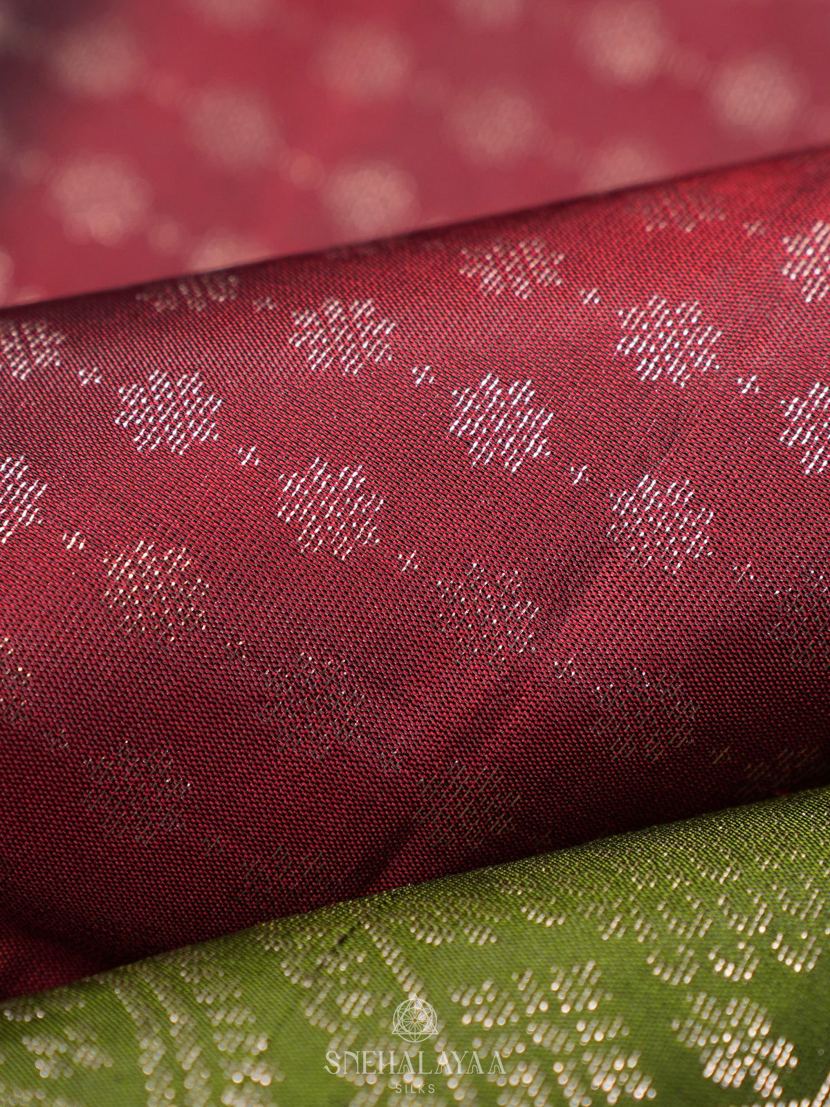 Maroon Soft Silk Saree